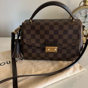 LOUIS VUITTON Damier Ebene Croisette